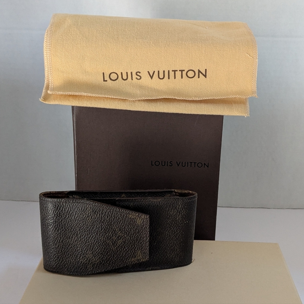 Louis Vuitton vintage auth.cigarette/lipstick/card Holder,box & dust bag Include